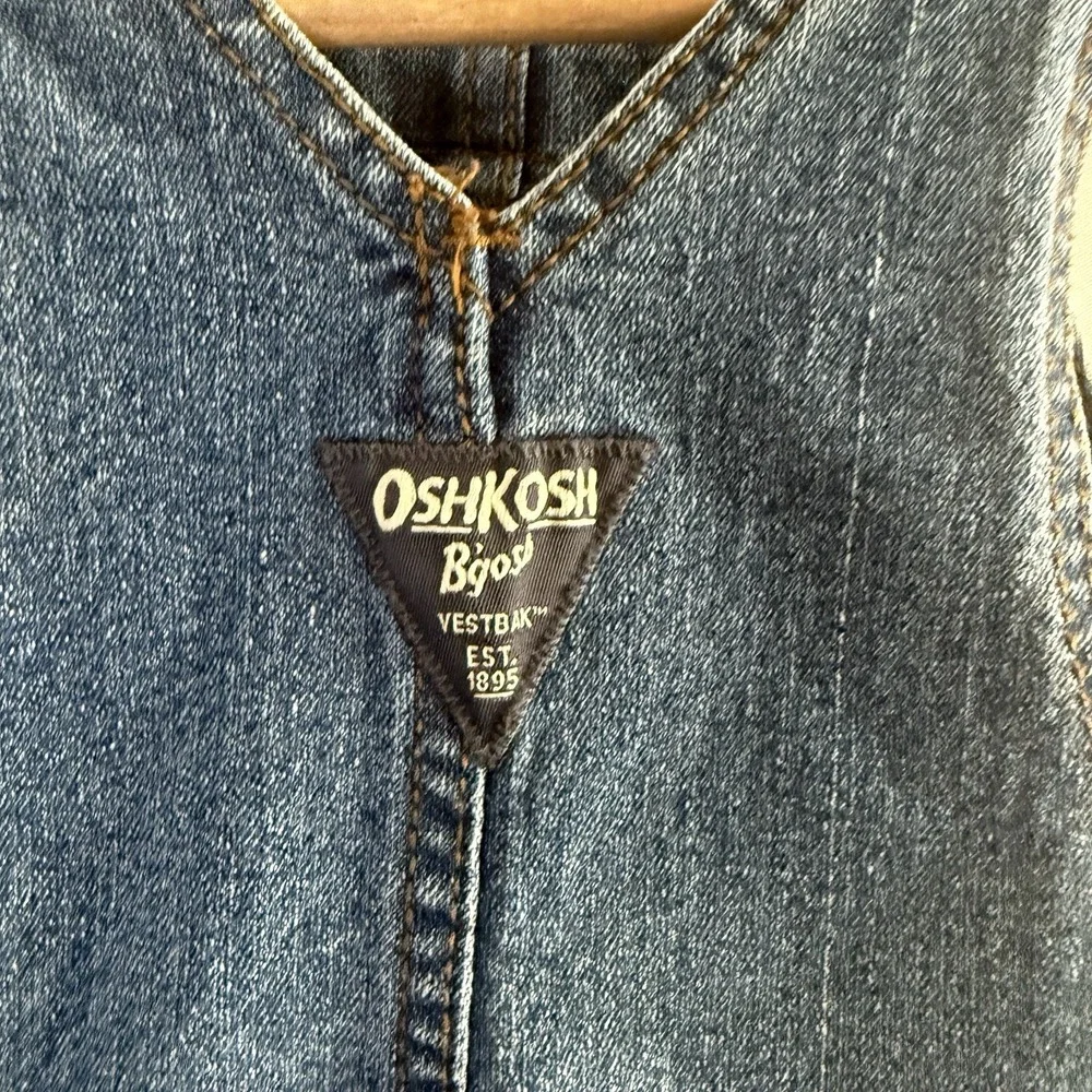 OshKosh Denim Overall Bibs 24 Month‎ Blue Jeans Baby Toddler Outfit